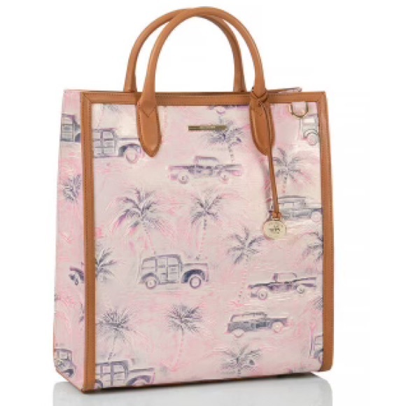 Brahmin Monique Optimism CopaCabana Genuine Embossed Lthr Tote/Hand/Shoulder Bag - Picture 14 of 16